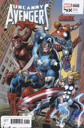 UNCANNY AVENGERS 2 BRYAN HITCH AVENGERS 60TH VARIANT [FALL] 09/20/23