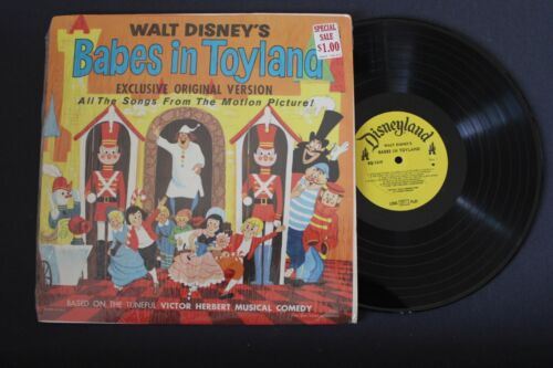 WALT DISNEY'S - BABES IN TOYLAND - DISNEYLAND RECORDS - DQ 1219 - RELEASED 1964