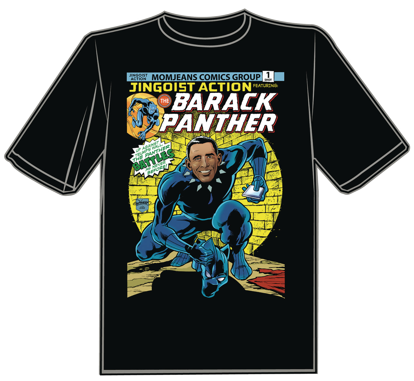 BARACK PANTHER T/S XXL