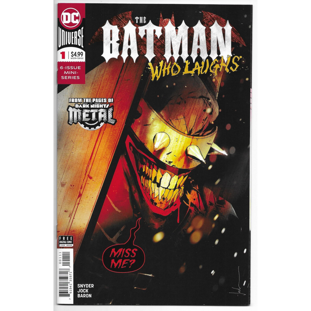 BATMAN WHO LAUGHS #1 (OF 6) 2018