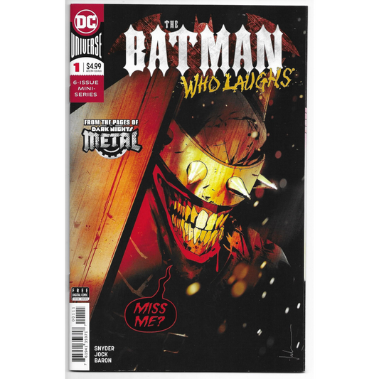 BATMAN WHO LAUGHS #1 (OF 6) 2018