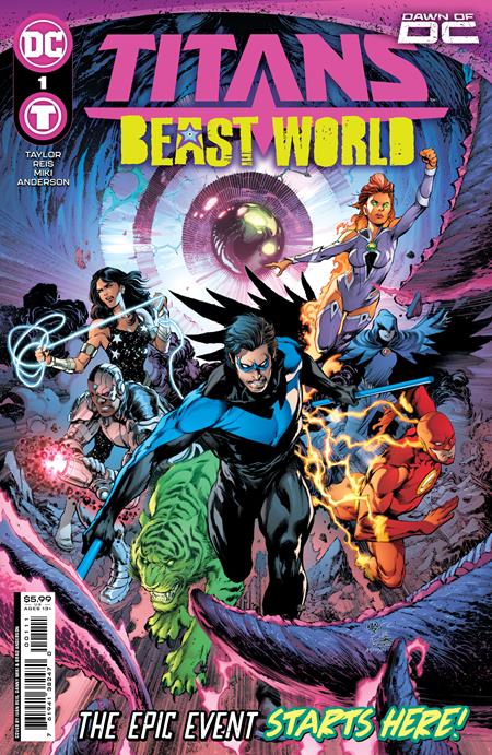 TITANS BEAST WORLD #1 (DE 6) CVR A IVAN REIS Y DANNY MIKI 23/11