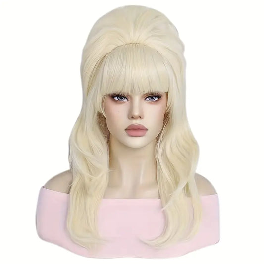 Beehive Wig Platinum Blonde