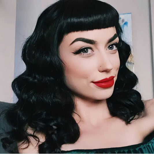 Rockabilly Vixen: Women's 50s Vintage Wig Bettie Paige