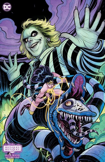 WONDER WOMAN #12 CVR G ELIZABETH TORQUE & SABINE MOSS BEETLEJUICE CARD STOCK VAR (ABSOLUTE POWER) 8/21/24