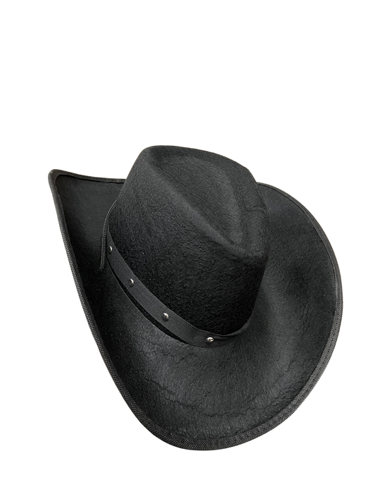 Black Felt Cowboy Hat