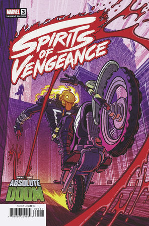 SPIRITS OF VENGEANCE #3 AFU CHAN MARVEL FORTNITE GHOST RIDURR VARIANT 11/27/24