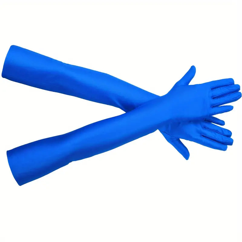 Blue Opera gloves