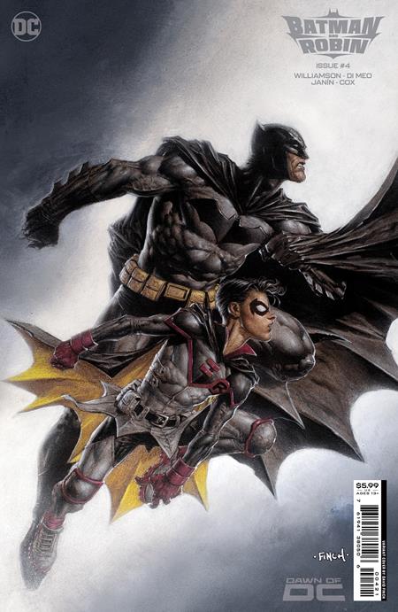 BATMAN UND ROBIN #4 CVR B DAVID FINCH KARTENSTOCK VAR 12.12.23