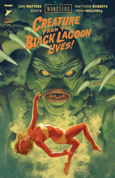 UNIVERSAL MONSTERS CREATURE FROM THE BLACK LAGOON LIVES #3 (OF 4) CVR B JULIAN TOTINO TEDESCO VAR 6/26/24