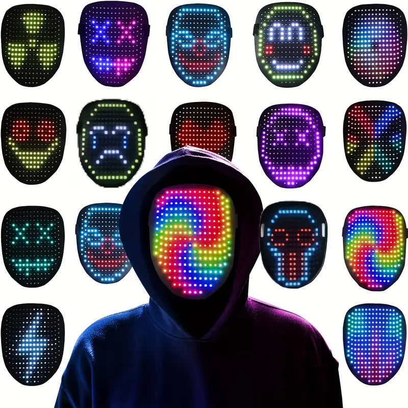 Face Changer LED Mask