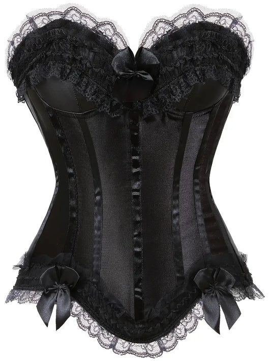 Vintage Style Women's Corset Black