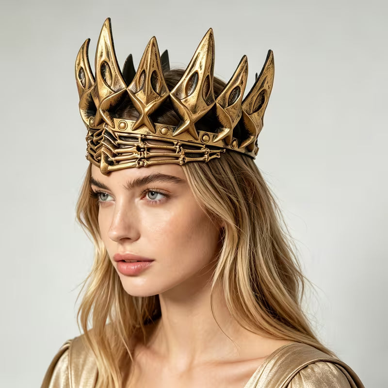 Gothic Raven Headpiece Evil Queen Crown Headband