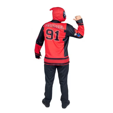 Deadpool Adult Hockey Costume