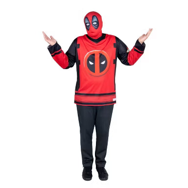 Deadpool Adult Hockey Costume