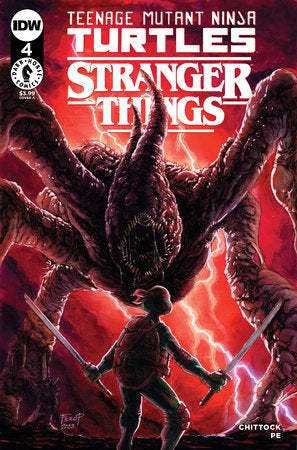 Teenage Mutant Ninja Turtles x Stranger Things #4 Variant C (Woodall) 10/25/23