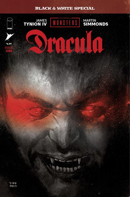 UNIVERSAL MONSTERS DRACULA BLACK & WHITE SPECIAL #1 (OF 2) CVR A MARTIN SIMMONDS (MR) (10/29/25)