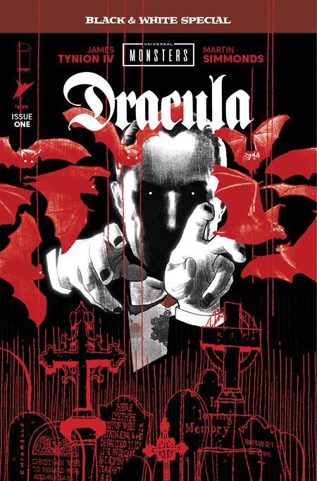UNIVERSAL MONSTERS DRACULA BLACK & WHITE SPECIAL #1 (OF 2) CVR B MARK CHIARELLO VAR (MR) (10/29/25)