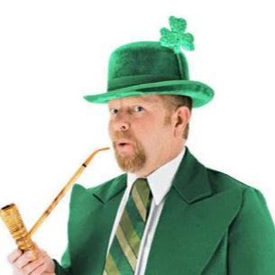St. Patty Bowler Hat with Clover
