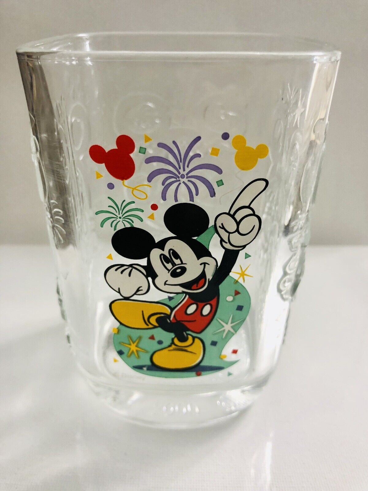 Walt Disney World Celebration McDonalds 2000 Glass Cup