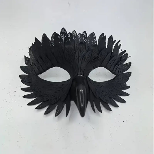 Black Flame Bird Mask (Knight)