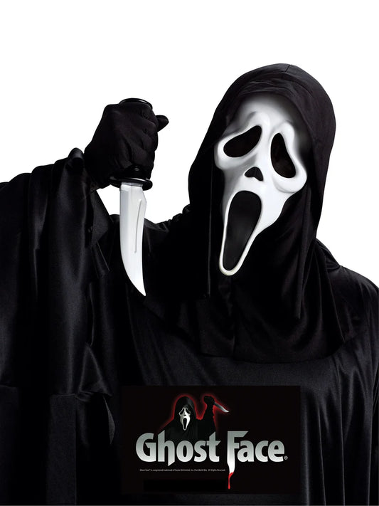 Scream Ghost Face Mask and Knife Costume Accessory Kit
