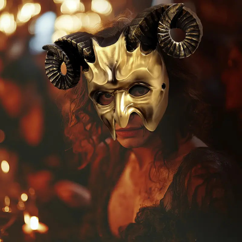 Horn Mask (Gold)