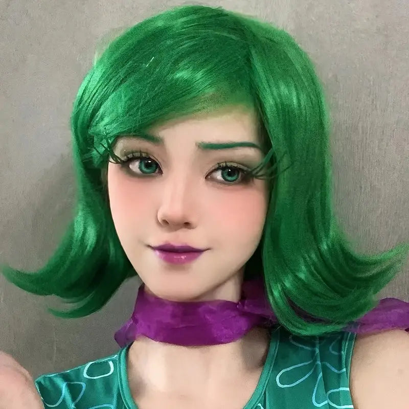 Anime Flip Wig / Disgust Wig (Green)