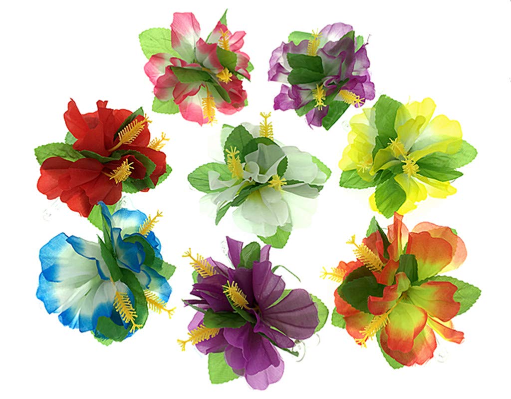 Hawaiin Luau Flower Hair Clip