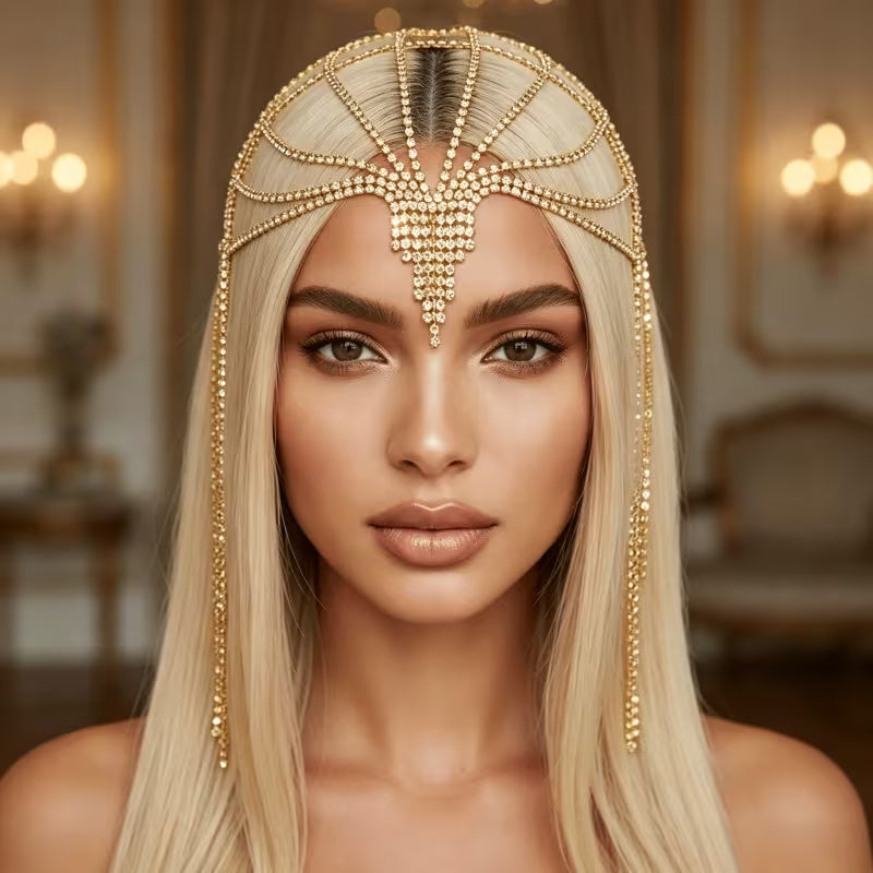 Rhinestone Headpiece / Hair Jewelry