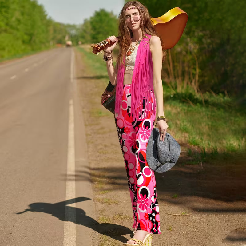 Hippie Costume (Vest and Bell Bottoms)