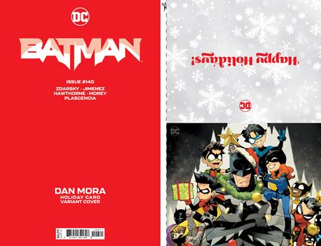 BATMAN #140 CVR D DAN MORA DC HOLIDAY CARD SPECIAL EDITION VAR 11/23