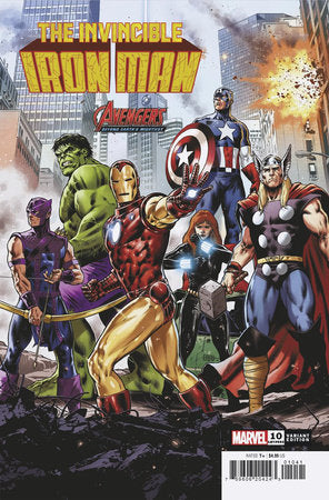 NVINCIBLE IRON MAN 10 CAFU AVENGERS 60.A VARIANTE [OTOÑO] 27/09/23