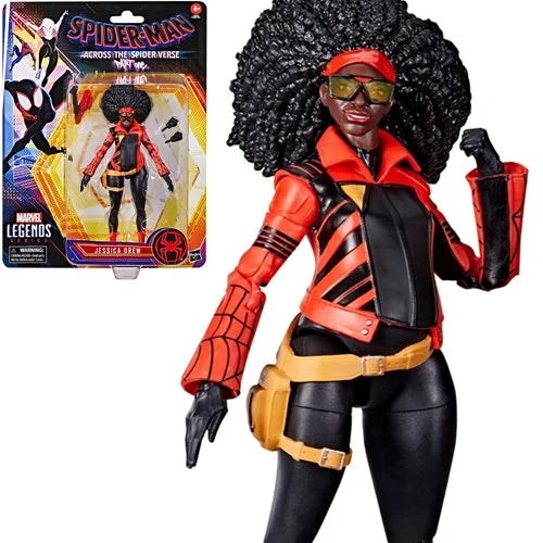 Spider-Man Across The Spider-Verse Marvel Legends Jessica Drew Spider-Woman 15,2 cm große Actionfigur