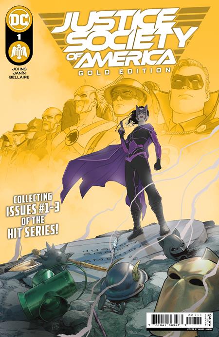 JUSTICE SOCIETY OF AMERICA GOLD EDITION CVR A MIKEL JANIN 10/03/23