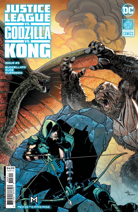 LIGA DE LA JUSTICIA VS GODZILLA VS KONG #3 (DE 7) CVR A DREW JOHNSON 19/12/23