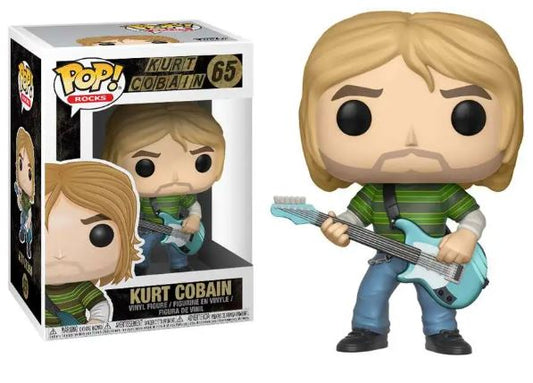 Funko Nirvana POP! Rocks Kurt Cobain Vinyl Figure #65 [Blue Guitar, Teen Spirit]