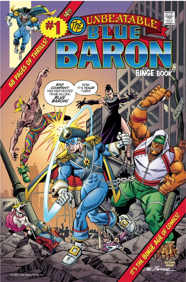 The Blue Baron Binge Book #1 2nd Printing Sal Buscema 2021