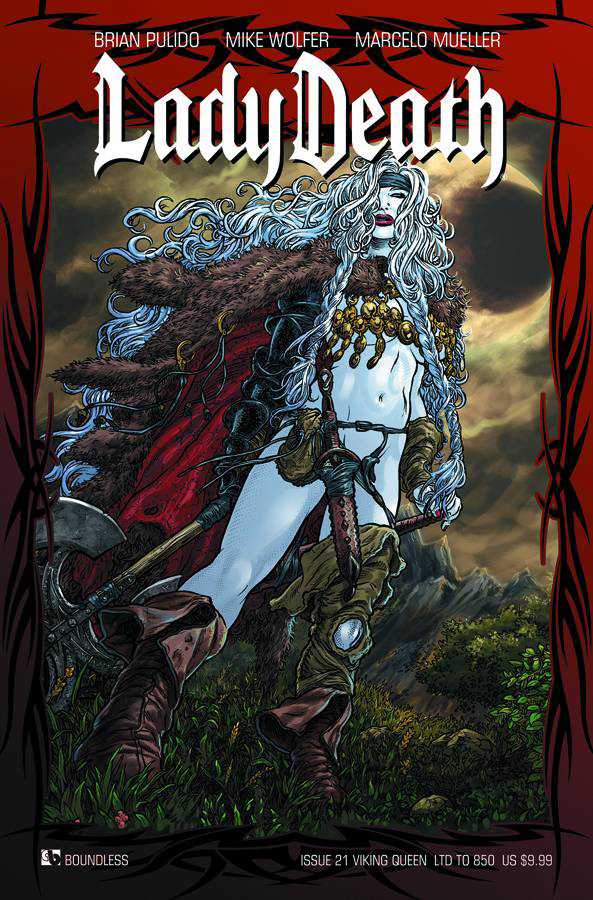 Lady Death #21 850 Queen Viking Limited 850 Printing Variant
