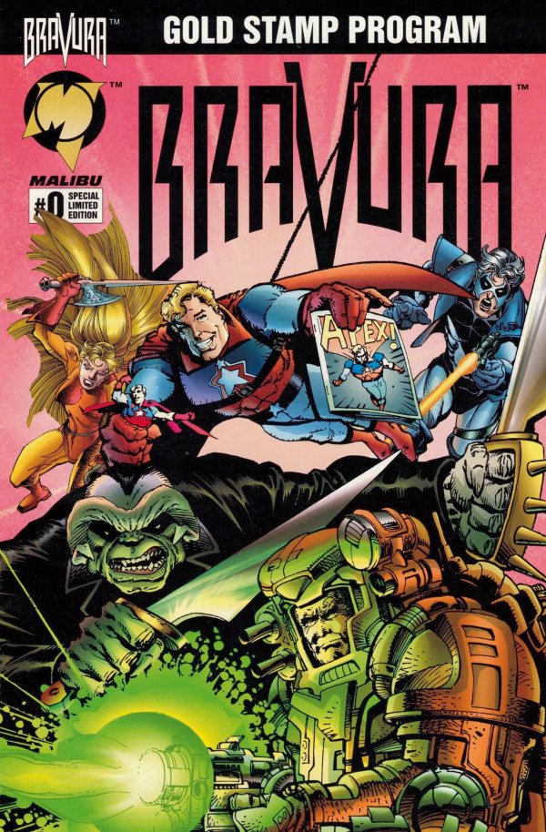 Bravura #0 Special Limited Edition Ernie Colon Hologram Cover 1995 VF-NM Vintage Comic