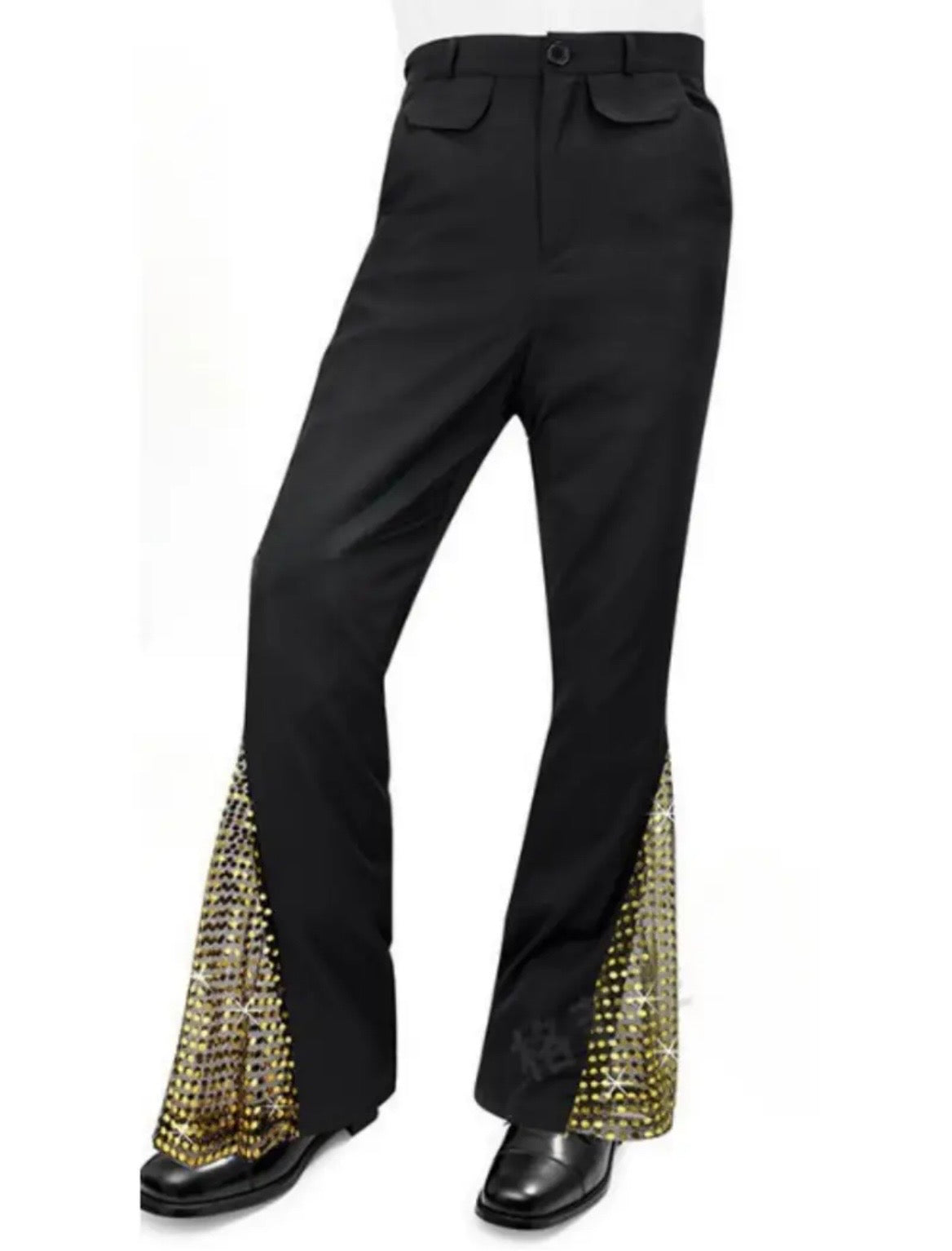 Men's 70s Disco Gold Costume Set