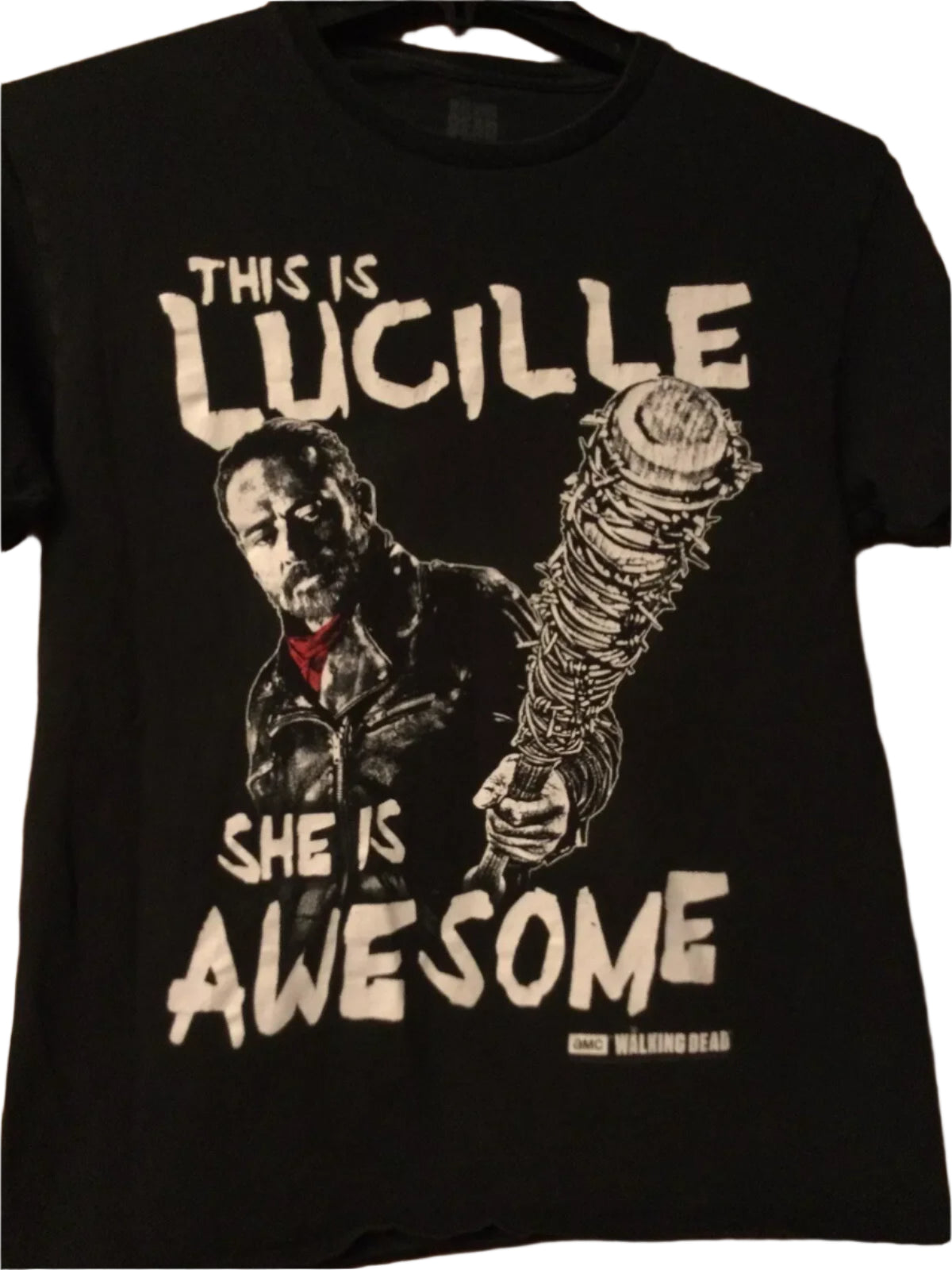 Walking Dead This Is Lucille BLK T/S Small