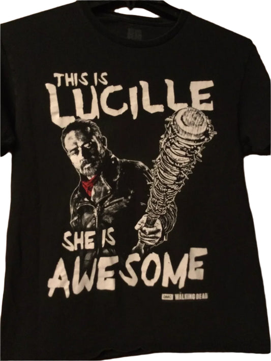 Walking Dead Esta es Lucille BLK T/S LG