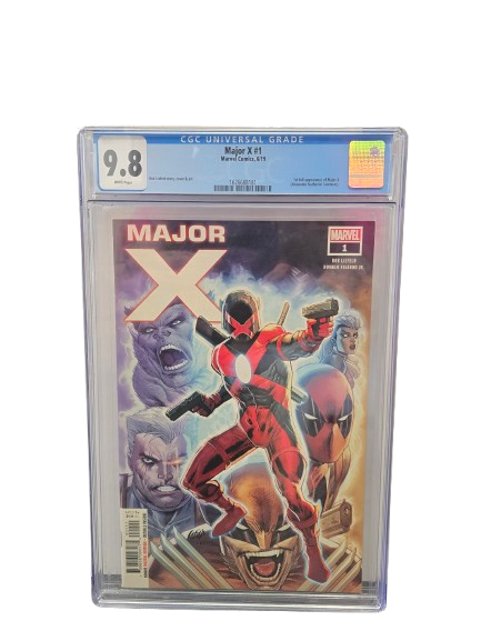 MAJOR X #1 9.8 NM CGC Graded Comic Book