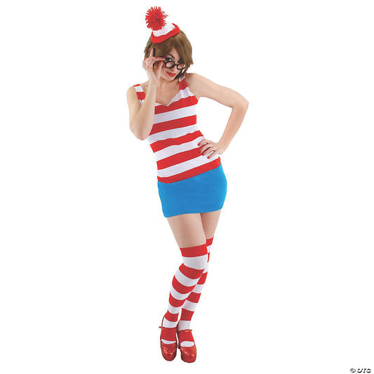 Where's Waldo? Wenda Dress Costume - Adult