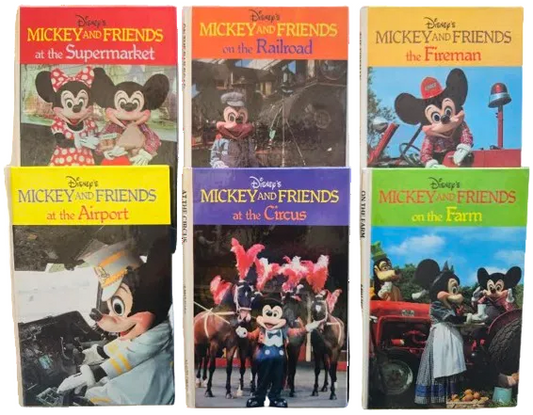 Mickey and Friends Mayflower HC 1980 Vintage Book Collection