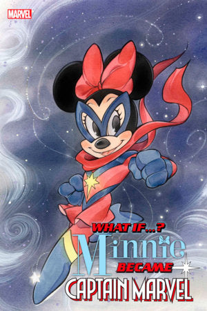 MARVEL & DISNEY: WHAT IF...? MINNIE BECAME CAPTAIN MARVEL #1 PEACH MOMOKO VARIANT 11/20/24