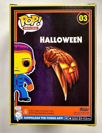 Halloween Michael Myers Schwarzlicht Funko Pop! Vinylfigur – exklusiv bei Entertainment Earth