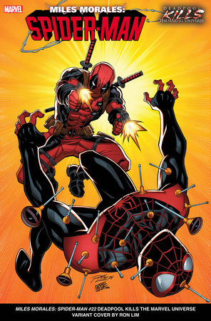 MILES MORALES: SPIDER-MAN #22 RON LIM DEADPOOL KILLS THE MARVEL UNIVERSE VARIANT [BH] 7/3/24