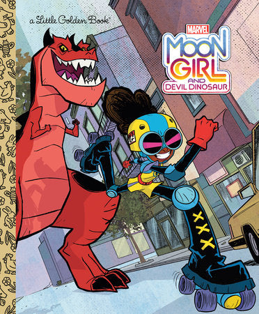 Pequeño libro dorado de la niña luna y el dinosaurio diablo (Marvel) 2023